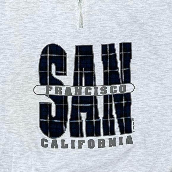 Vintage 1980s San Francisco California Tourism Destination 80s Sweatshirt - Picture 2 of 5